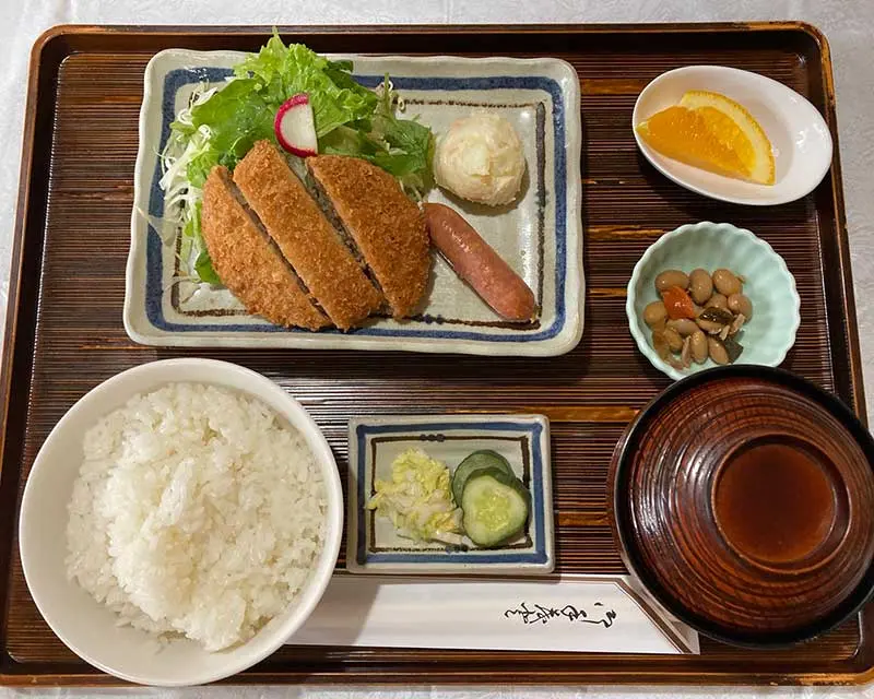 ミンチカツとウインナー